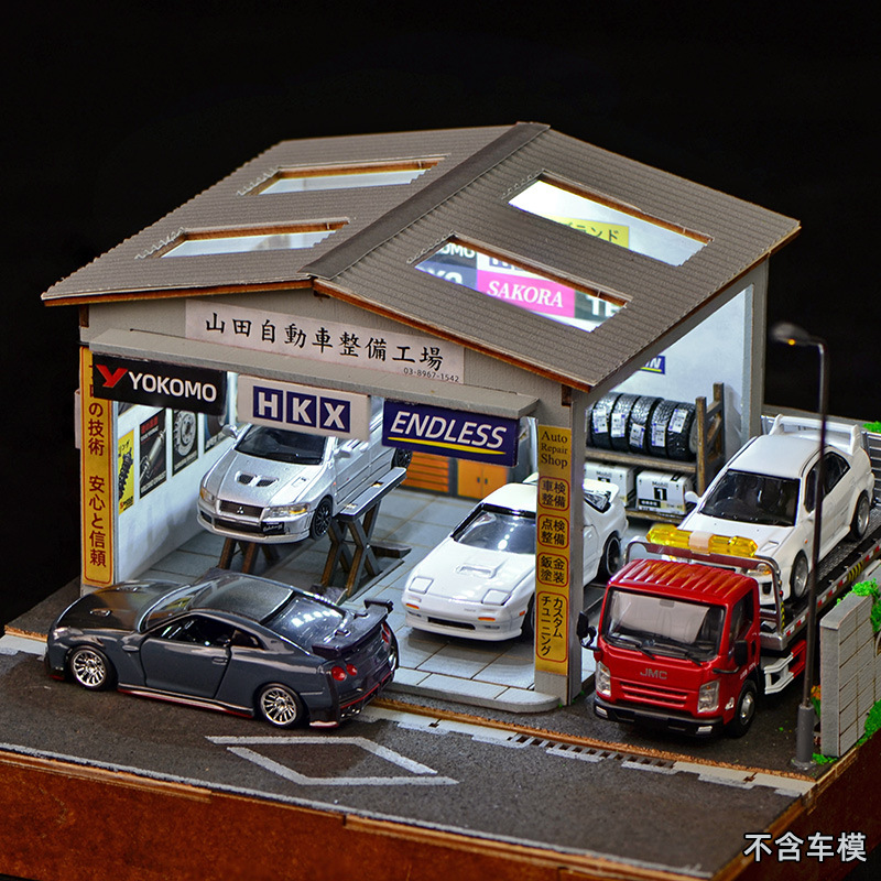 Auto Repair Shops - Kit de Diorama de Oficina de