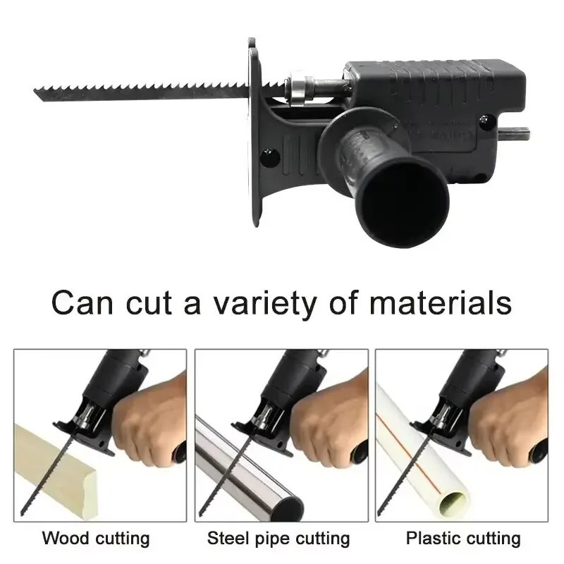 Metal Saw Reciprocating - Adaptador de serra alternativa, broca elétrica