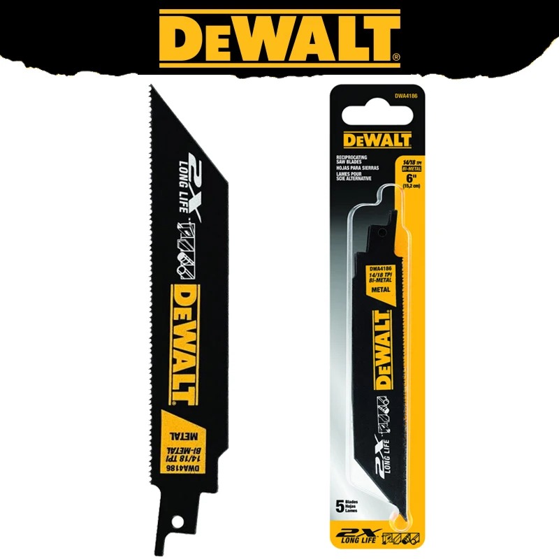 Metal Saw Reciprocating - Lâminas de serra sabre originais DeWalt,