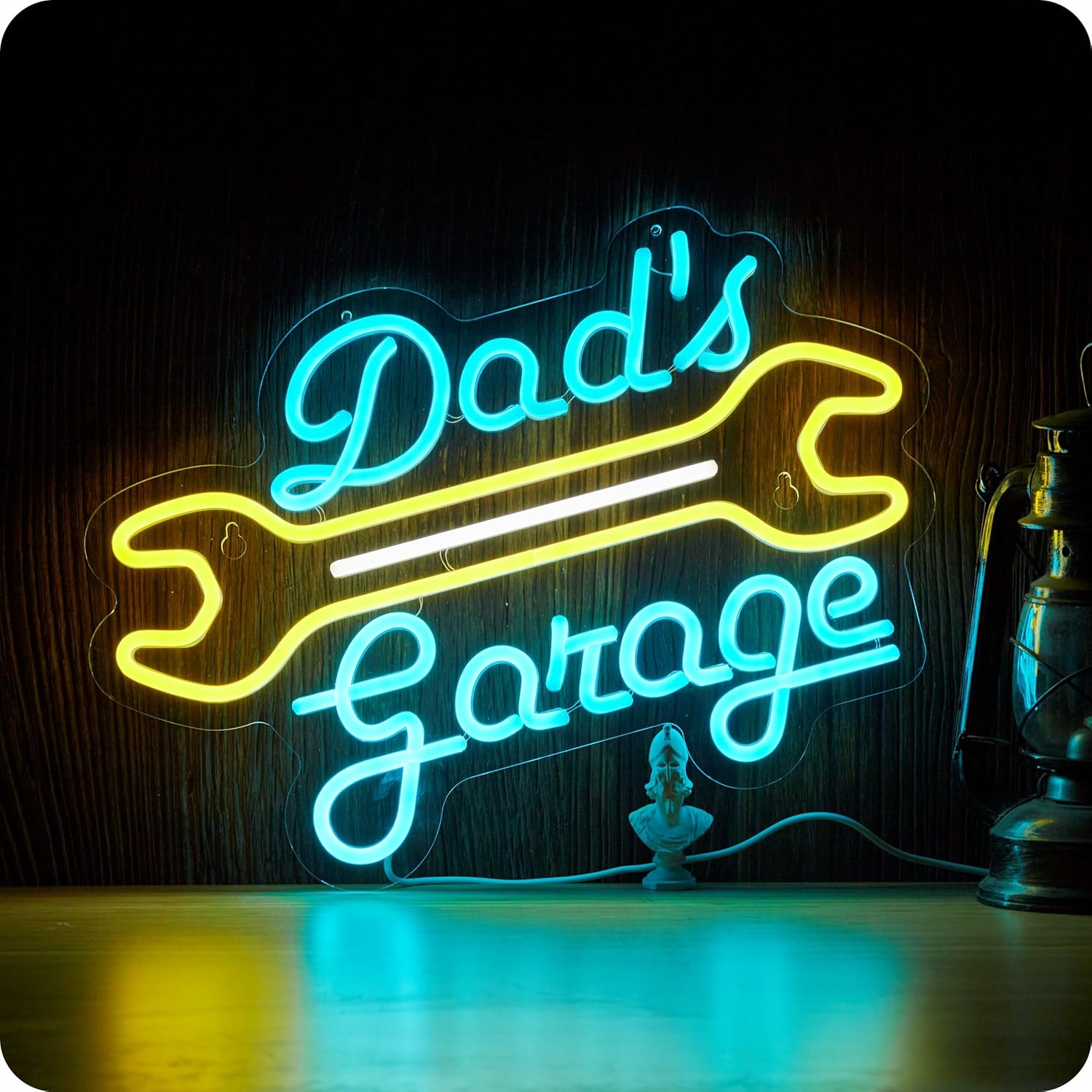 Auto Repair Shop Signs - Letreiro Neon para Decoração de Parede