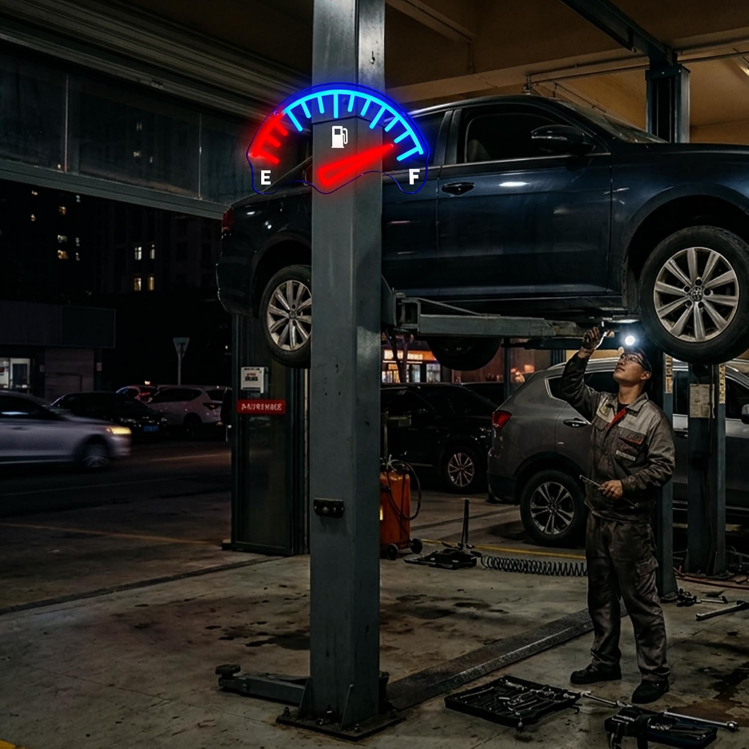 Medidor de Combustível para Ca - Auto Repair Shop Signs avaliação e preço