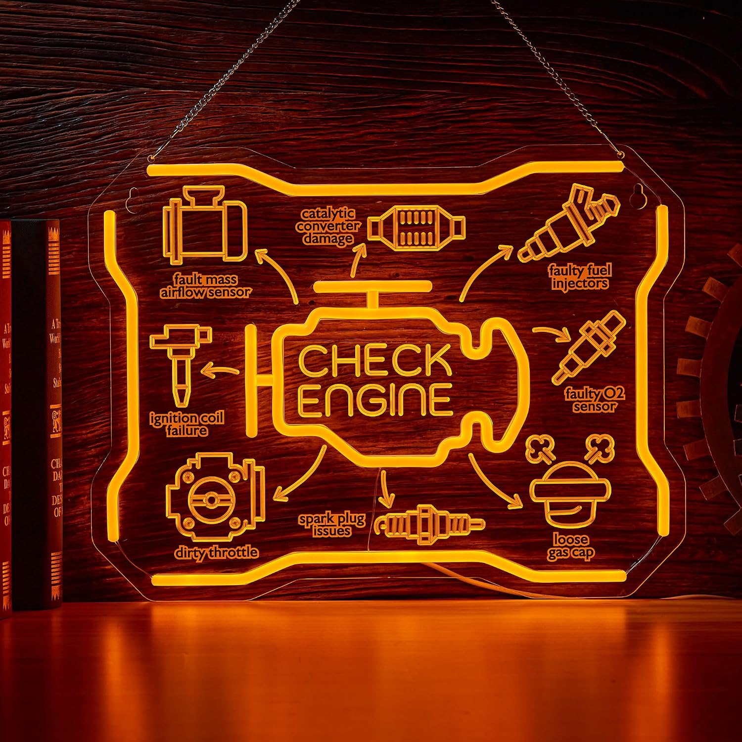 Letreiro Neon LED USB para Ver - Auto Repair Shop Signs avaliação e preço